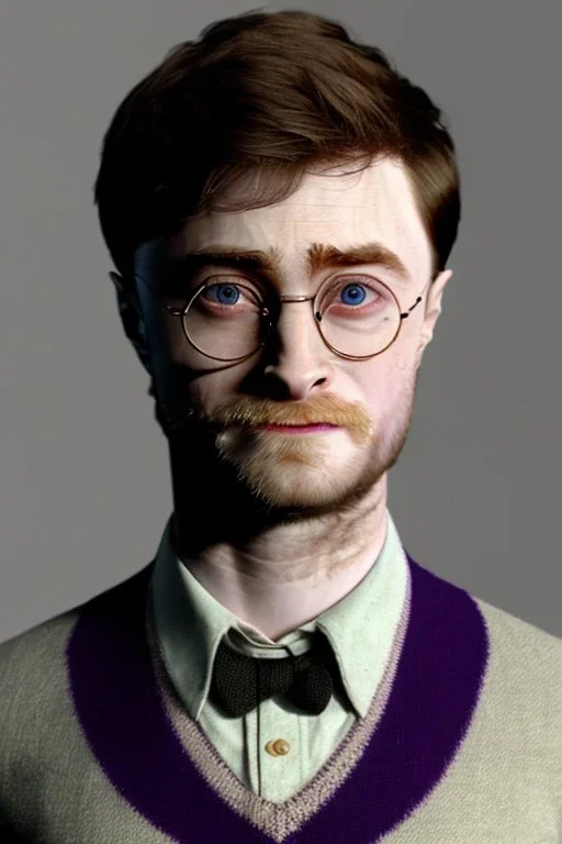 Daniel Radcliffe wearing Harry Potter