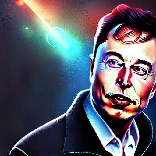 portrait of Elon Musk NFT