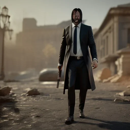 johnwick 5 , unreal engine 5 , fighting