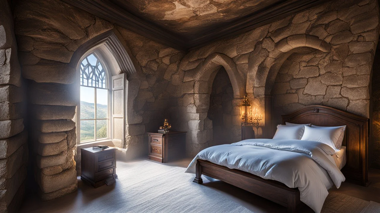 inside the great castle master bedroom