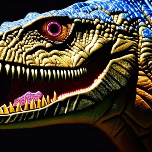 ultra detailed fullbody portrait of JURASSIC PARK T-REX, extremely detailed digital painting, intrincate, extremely detailed face,crystal clear Big Glowing eyes, mystical colors , perfectly centered image, perfect composition, rim light,extremely sharp detail, finely tuned detail, beautiful lighting, 8k, stunning scene, raytracing, in the style of robert e howard and pablo oliveira and Ken Kelley and Ohrai Noriyoshi and Simon Bisley