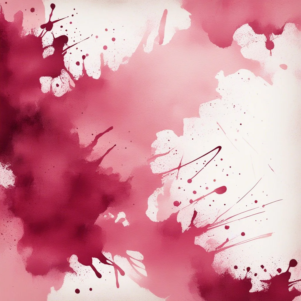 Light Pink And Maroon Grunge Ink Background.