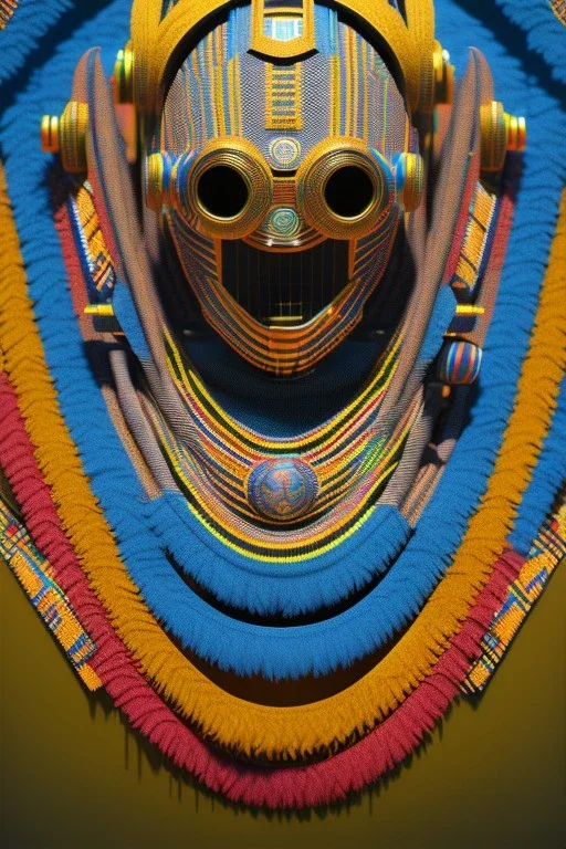 kente scene, thread, embroidery, octane render, high detail