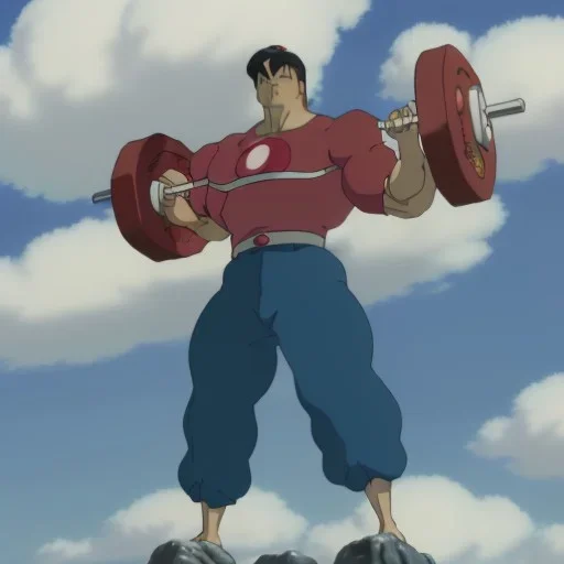 evil bodybuilder with four arms