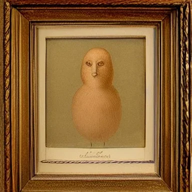 portrait of bird by Leonardo da Vinci