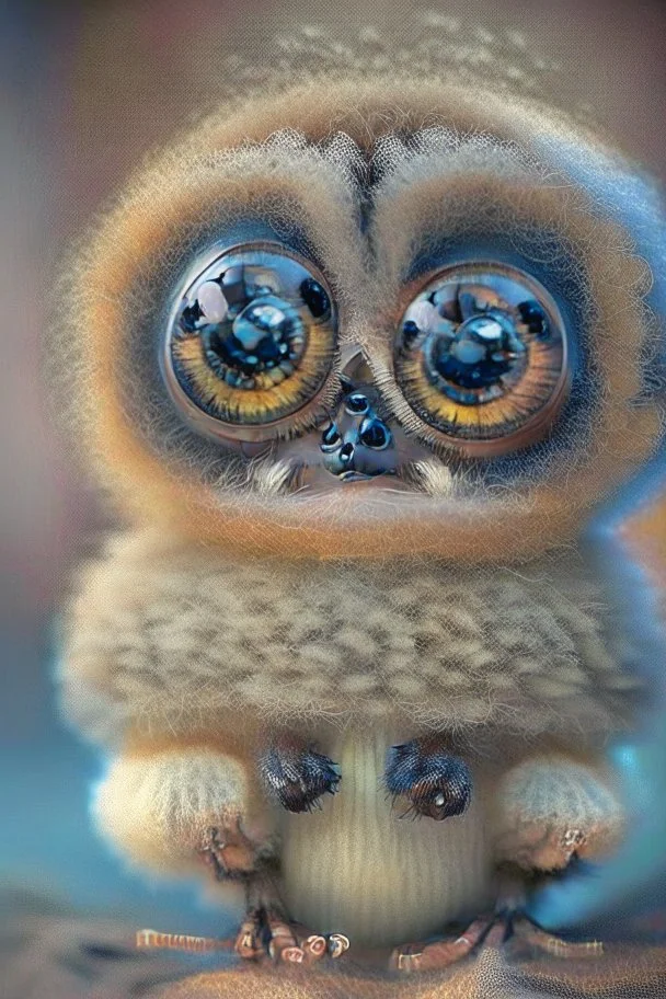 Unimaginably cute and fuzzy with big eyes