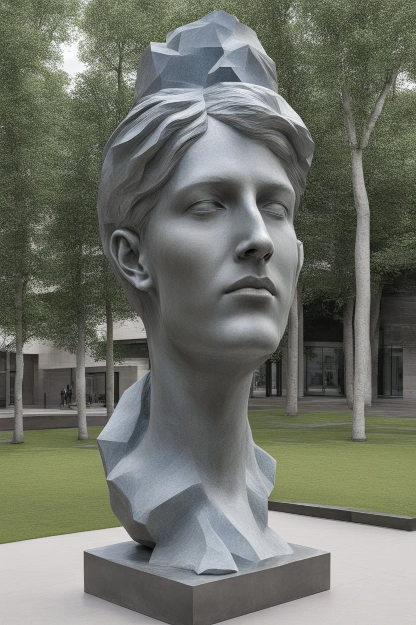 the sculpture is unusual