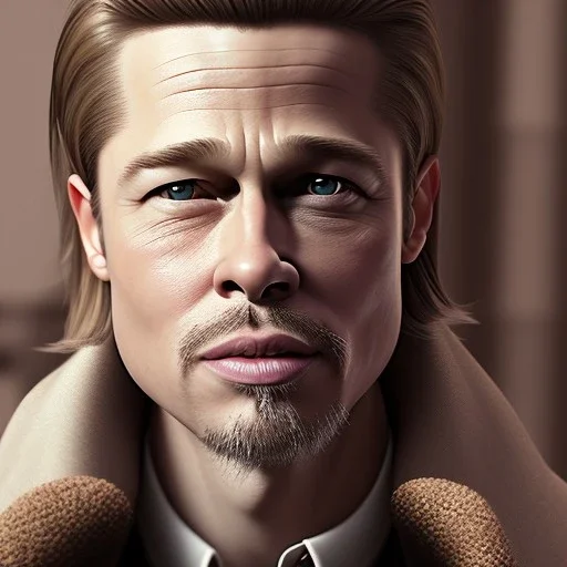 Full body, 3d render, Brad pitt 1800's men style, 1800's hair style, 1800's men clothes style,cleaning house, hyper realistic, octane render, unreal engine 5, 8k, palace background, uhd