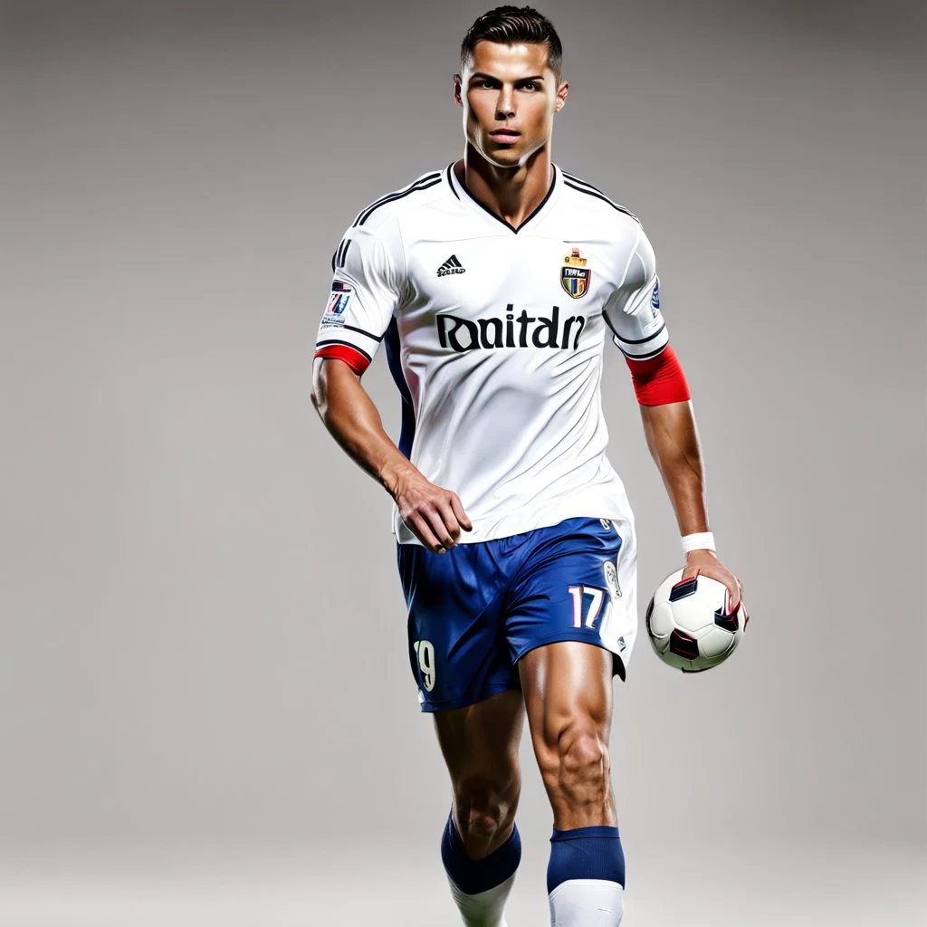 Football Player Ronaldo in shorts