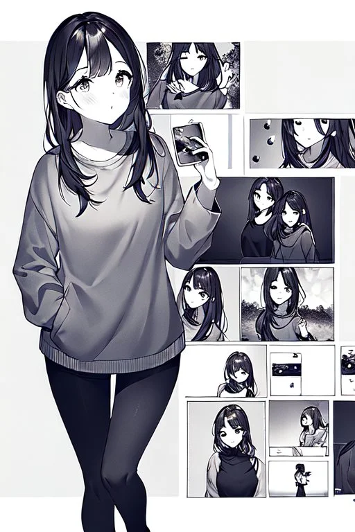 girl pose for photo