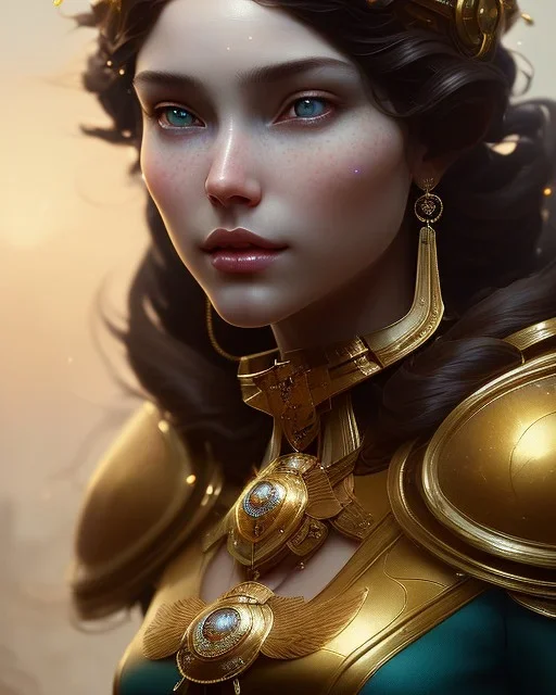 A small fantasy creature, head and shoulders portrait, 8k resolution concept art portrait by Greg Rutkowski, Artgerm, WLOP, Alphonse Mucha dynamic lighting hyperdetailed intricately detailed Splash art trending on Artstation triadic colors Unreal Engine 5 volumetric lighting Splash art fantasy"