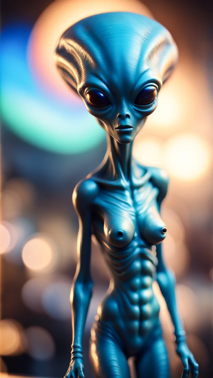 alien virgin in heaven,bokeh like f/0.8, tilt-shift lens 8k, high detail, smooth render, down-light, unreal engine, prize winning