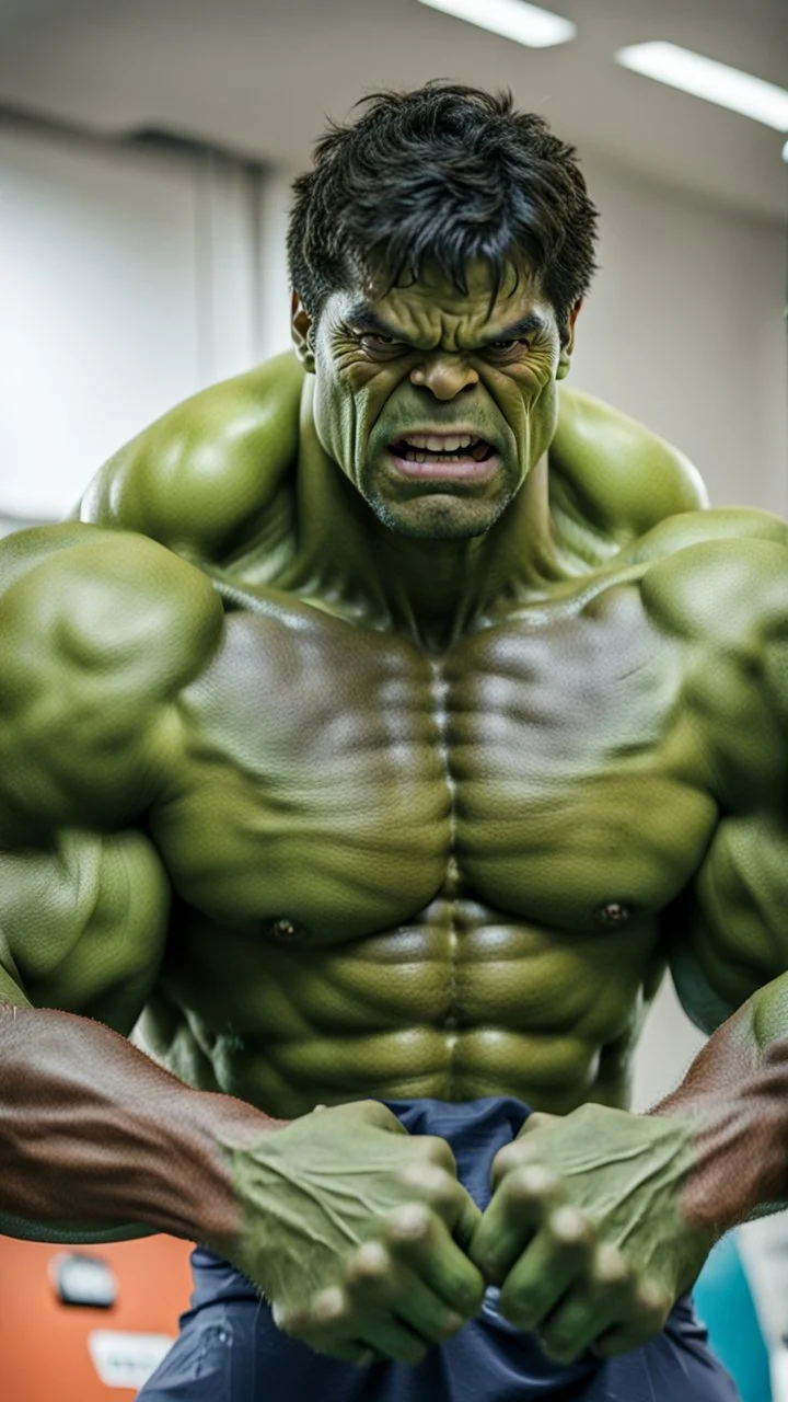 Hulk is being treated in hospital