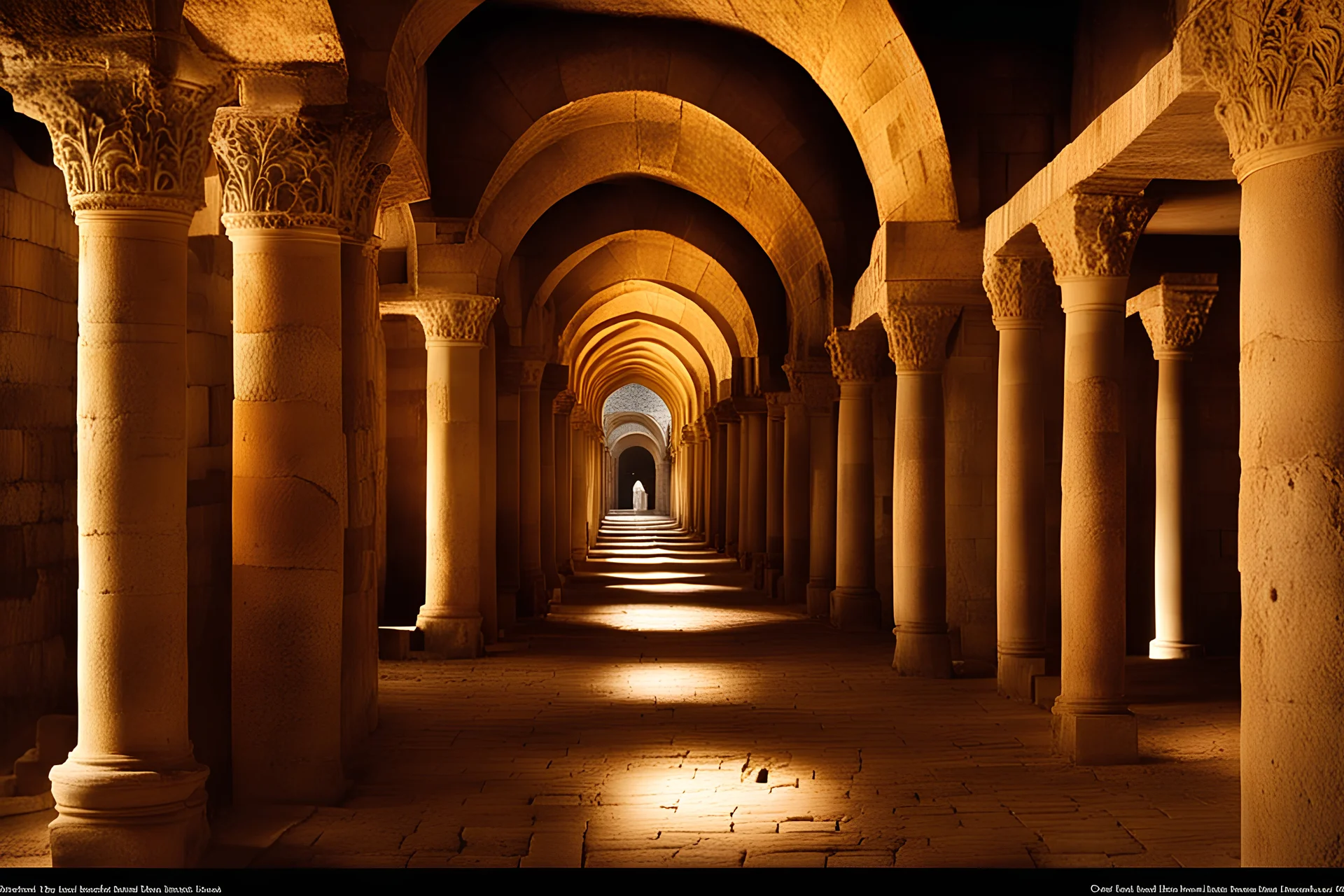 1st century Old Jerusalem before domes existed with Jesus Walking towards me