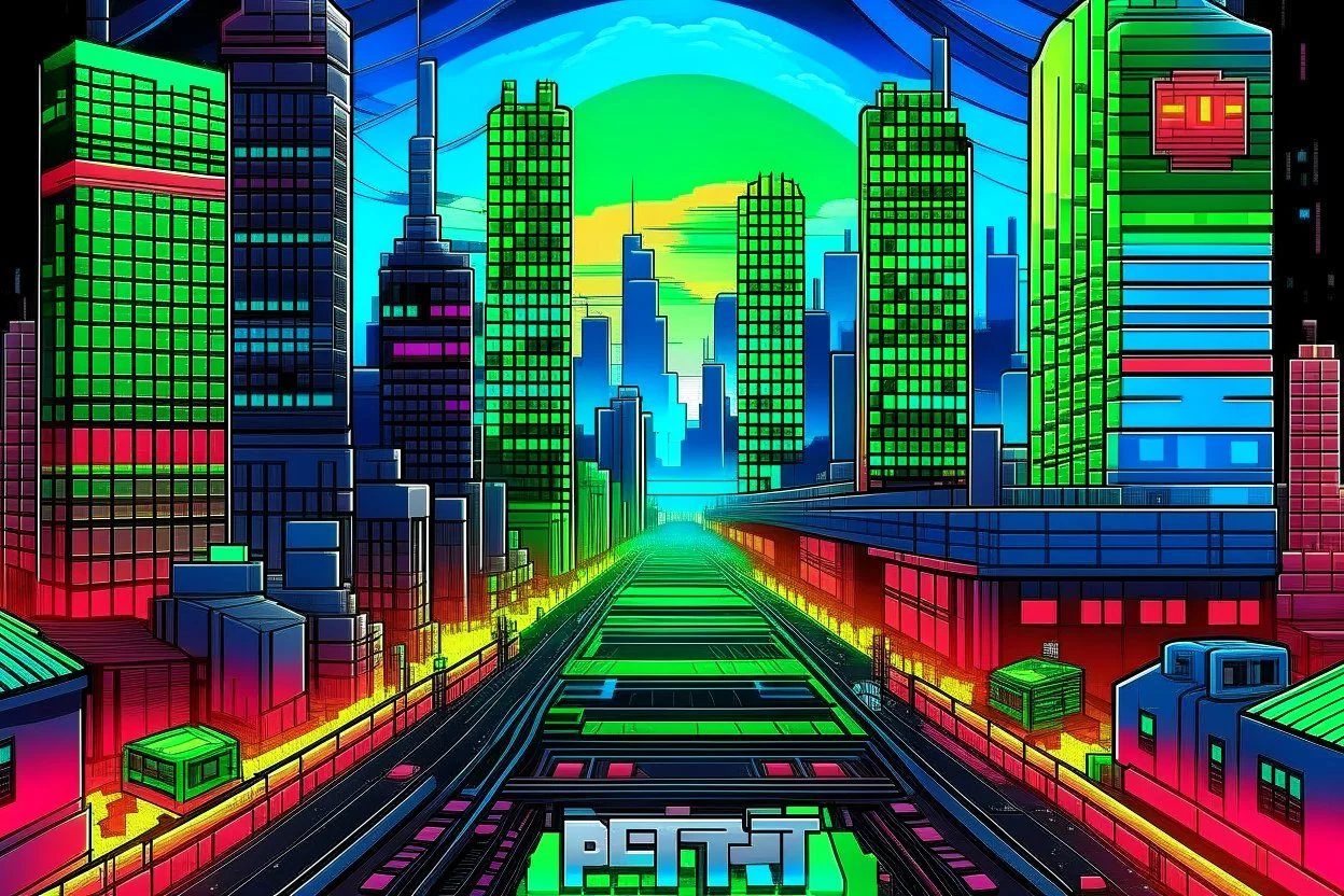 ALBUM COVER - 8BIT DETROIT TECHNO RAVER