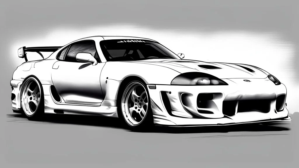 Toyota supra without color | @fs7htoi38iqf