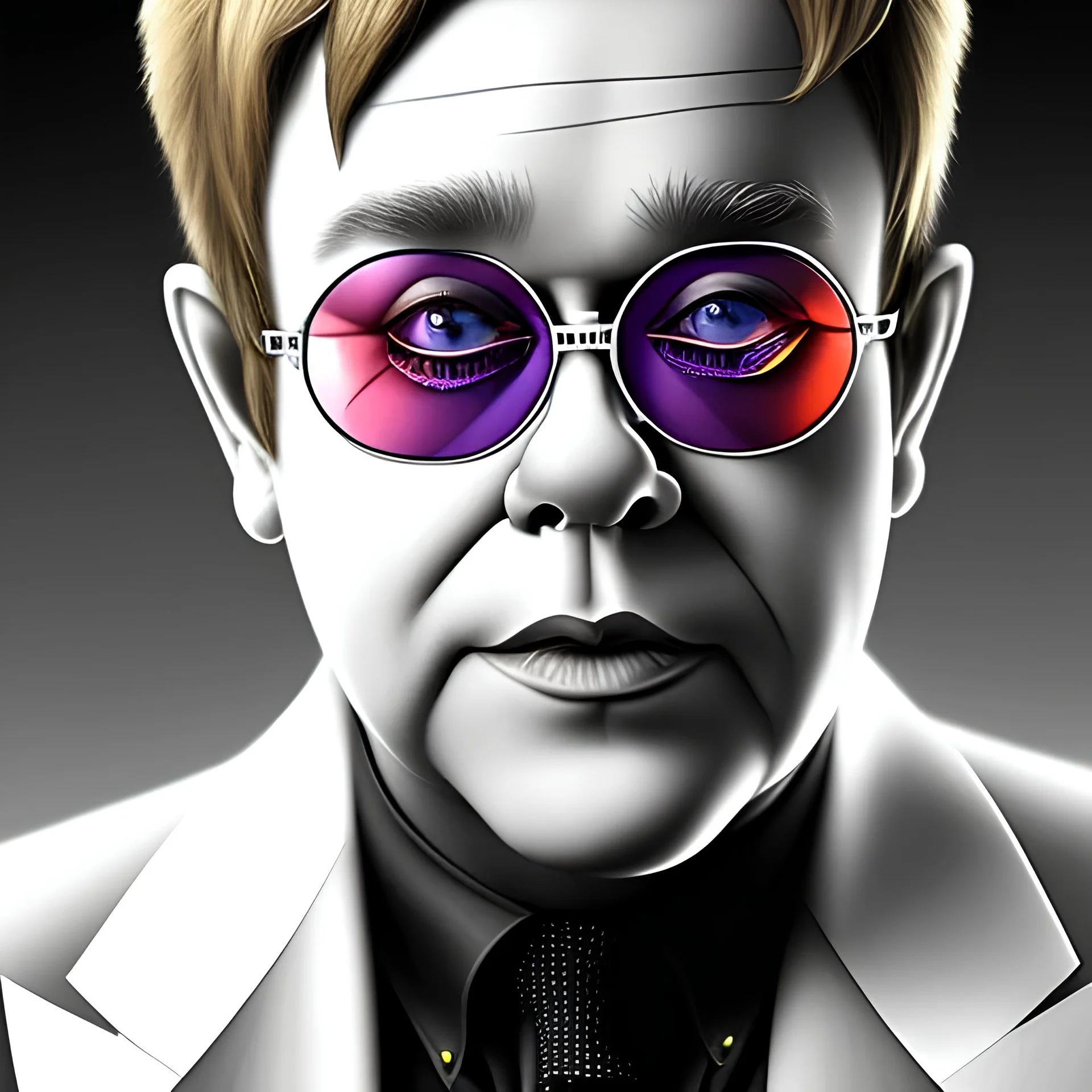 elton john by artgerm