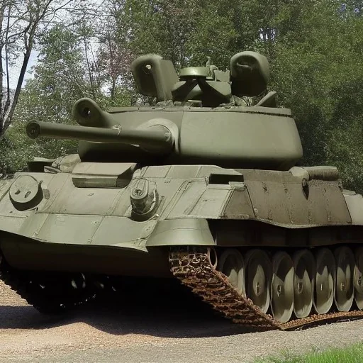 Picture of a tank with gigantic tits