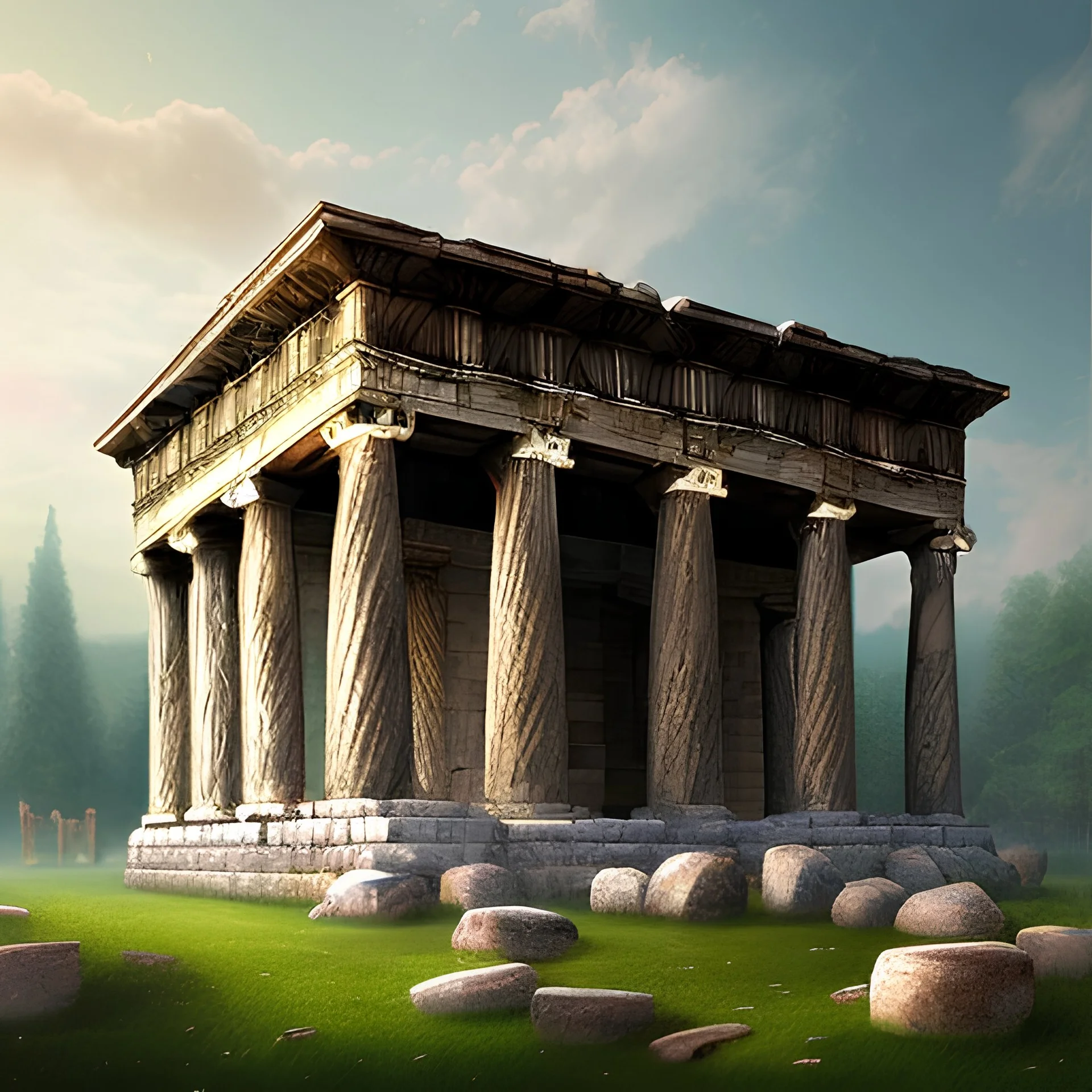 ancient greek temple