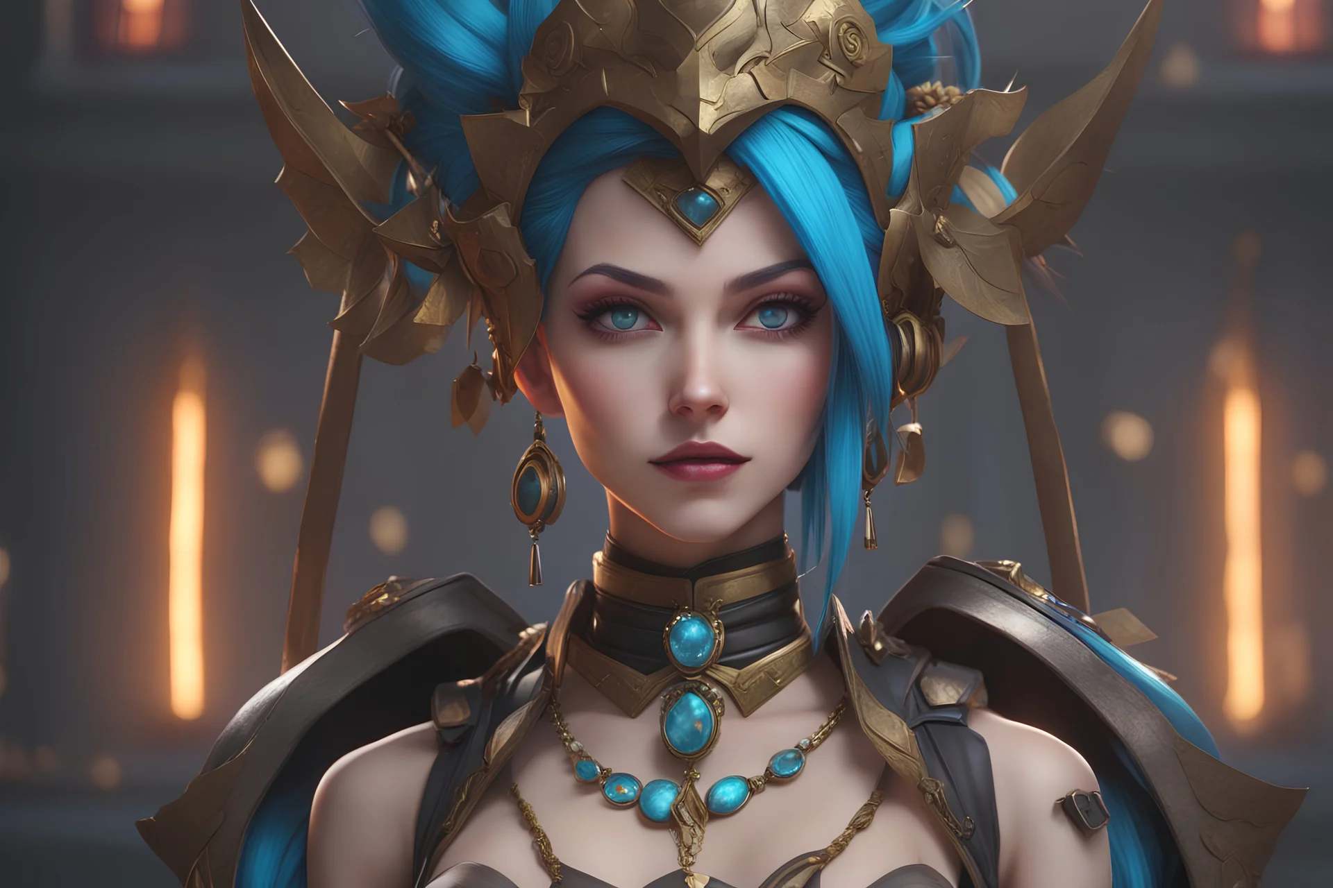 Jinx in 8k 3D animation artstyle, anime them, full body, intricate details, highly detailed, high details, detailed portrait, masterpiece,ultra detailed, ultra quality