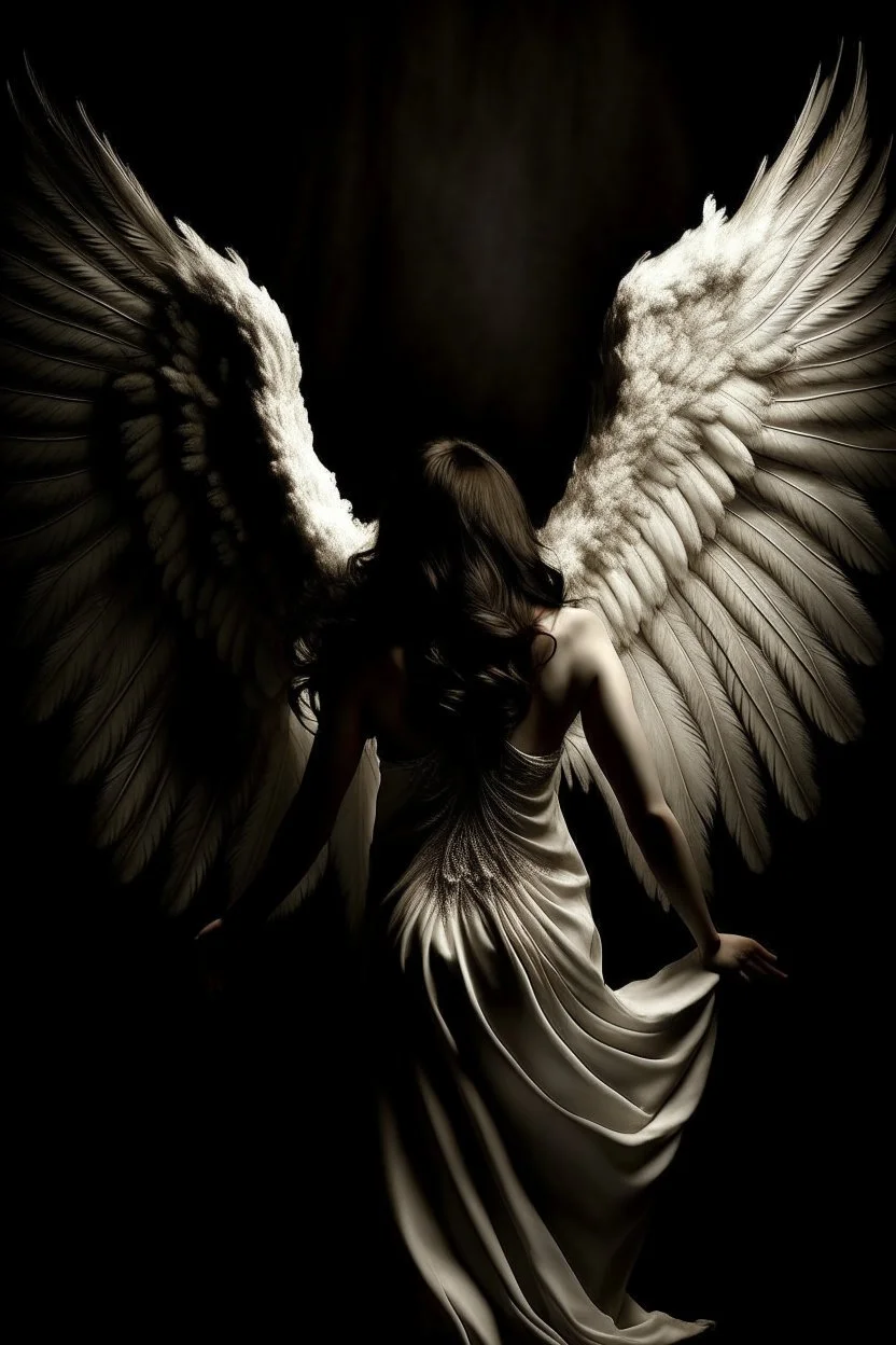 Woman wings angel