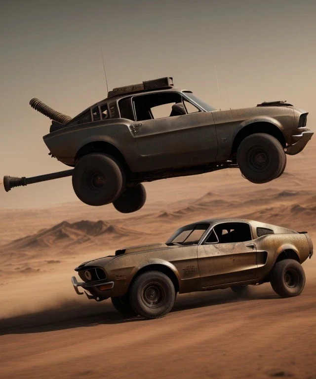 Mad max car. Ford Mustang.