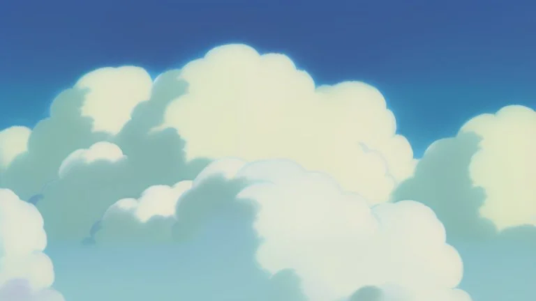 Clouds, bluesky, floating island, magic