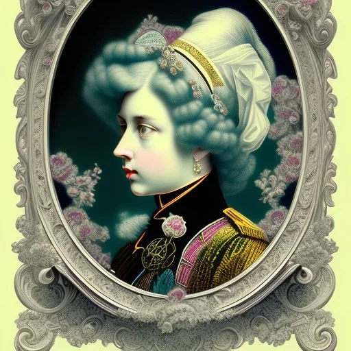 Vaporwave Victorian art