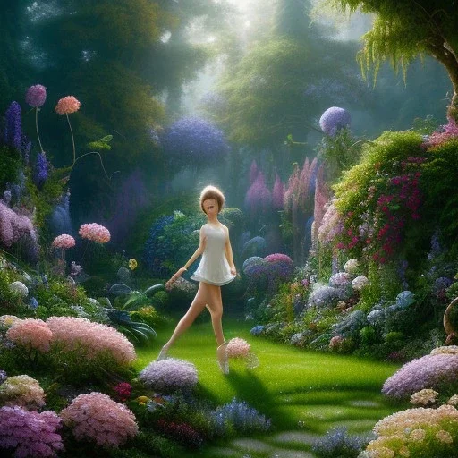 pixar style, volumetric summer garden environment and background, realistic painting of Nike sneaker, looking excited, volumetric lighting, dramatic lighting, detailed digital painting, extreme dense and fine fur, anime, ornate, colour-washed colors, elegant, small minutiae, tiny features, particulars, centered, smooth, sharp focus, renderman gofur render, 8k, uhd, detailed eyes, realistic shaded volumetric lighting, sunlight caustics, backlight, centered camera view