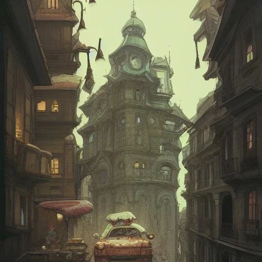 "fireplace" Beaux Arts architecture,+palladio+detailed facades+uphill road+trees+ biopunk+Bueno Aires+turin+trieste+Book illustration by Gediminas Pranckevičius, Jean Baptiste Monge, Brian Kesinger, Anton fadeev, Kilian Eng, strong lines, high contrast vibrant colors, highly detailed, 16k resolution, trending on behance""