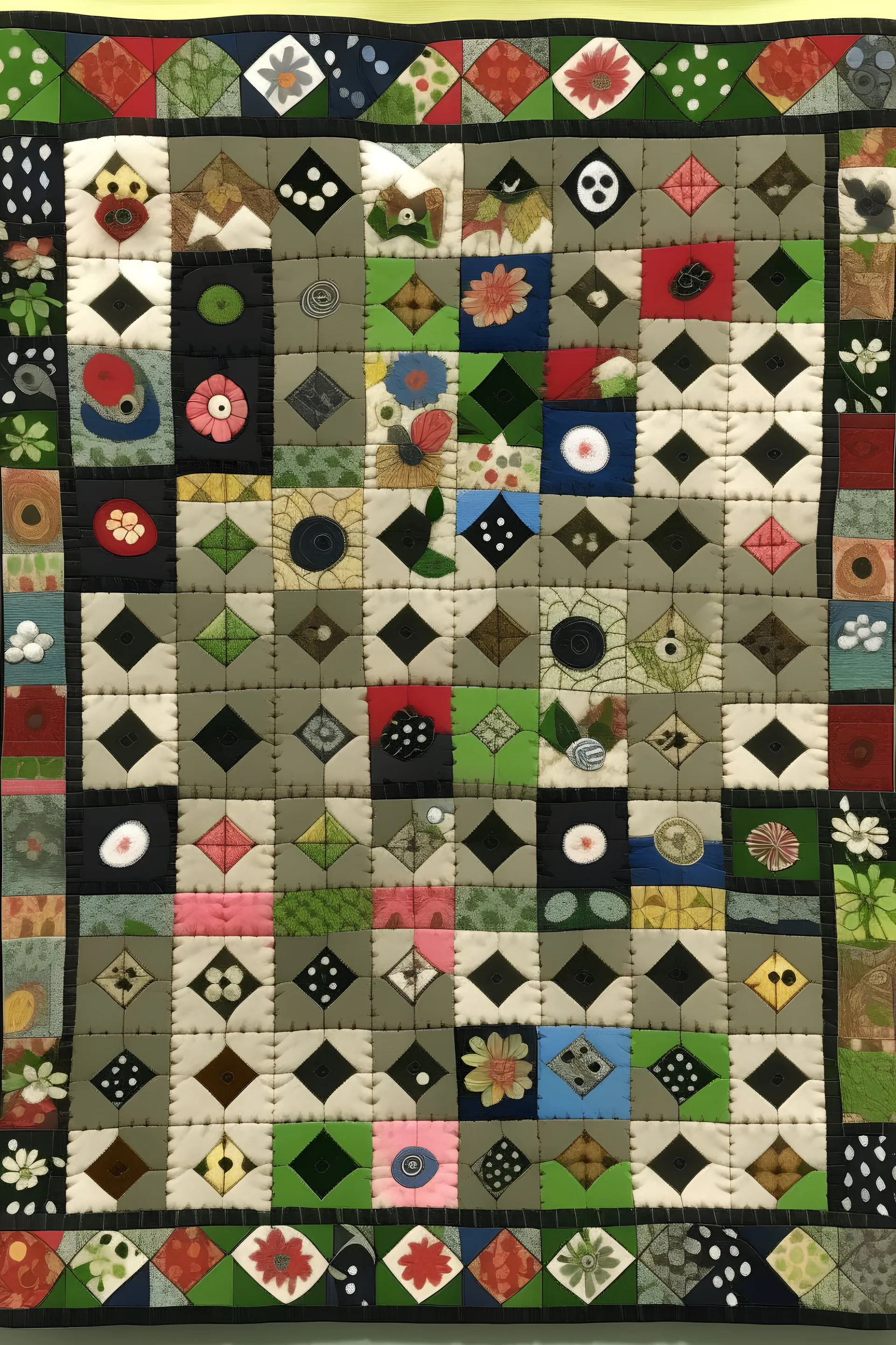 patchwork with drahokams