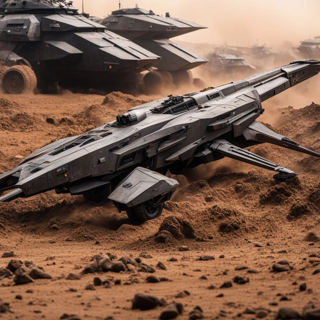 Starship Troopers Up-Close in the Dirt