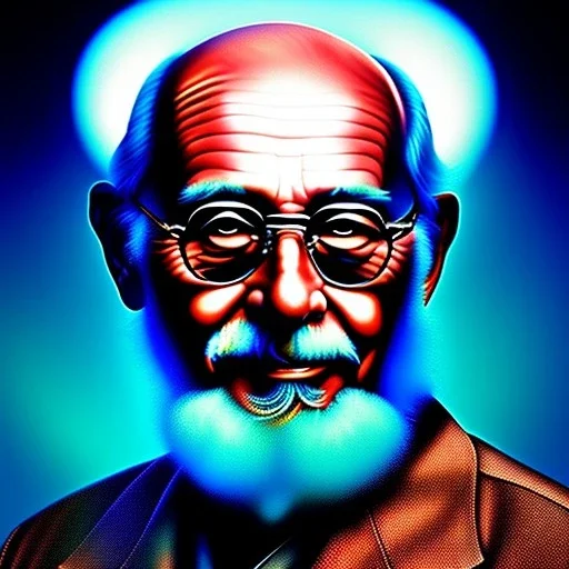 Ultra detailed fullbody Portrait in oil on canvas of Master Roshi ,extremely detailed digital painting, extremely detailed face,crystal clear Big glowing eyes, mystical colors ,perfectly centered image, perfect composition, rim light, beautiful lighting,masterpiece,8k, stunning scene, raytracing, anatomically correct, in the style of robert e howard and Wizyakuza and Ohrai Noriyoshi and Simon Bisley and uncannyknack