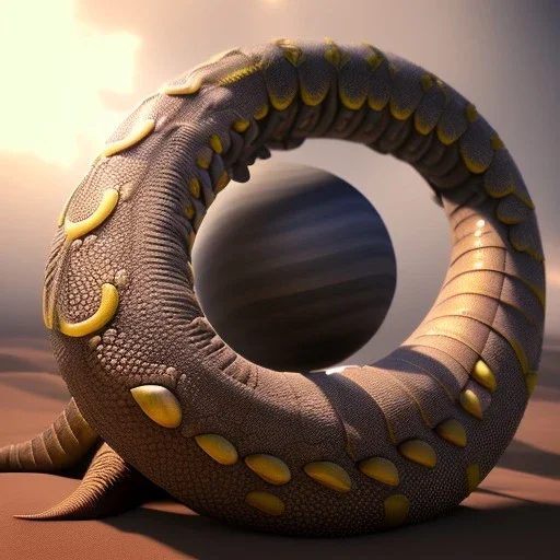 big sand worm, super detailed, unreal en