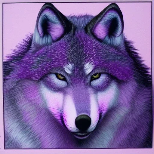 Purple wolf