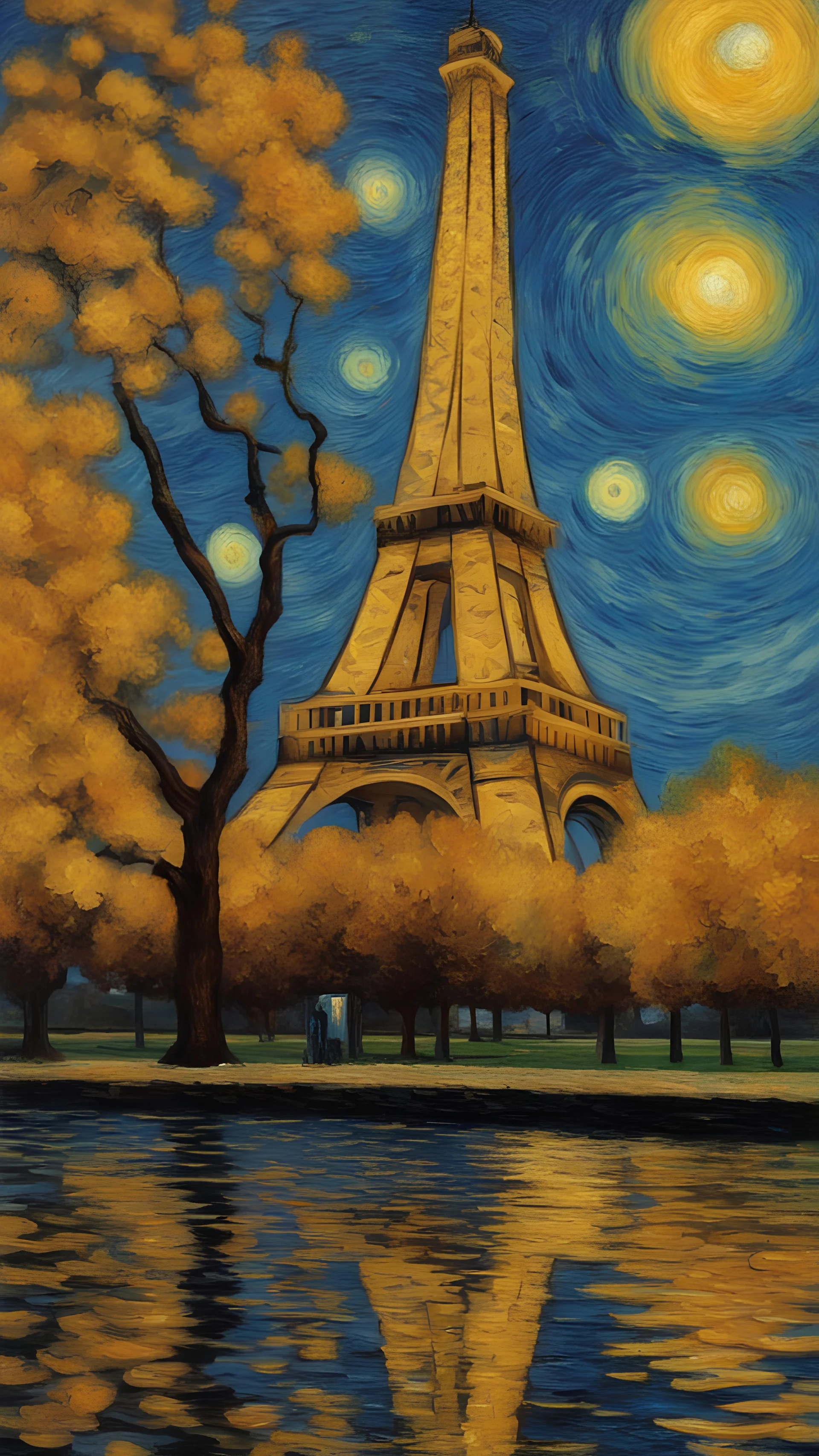 Van Gogh Eifell tower