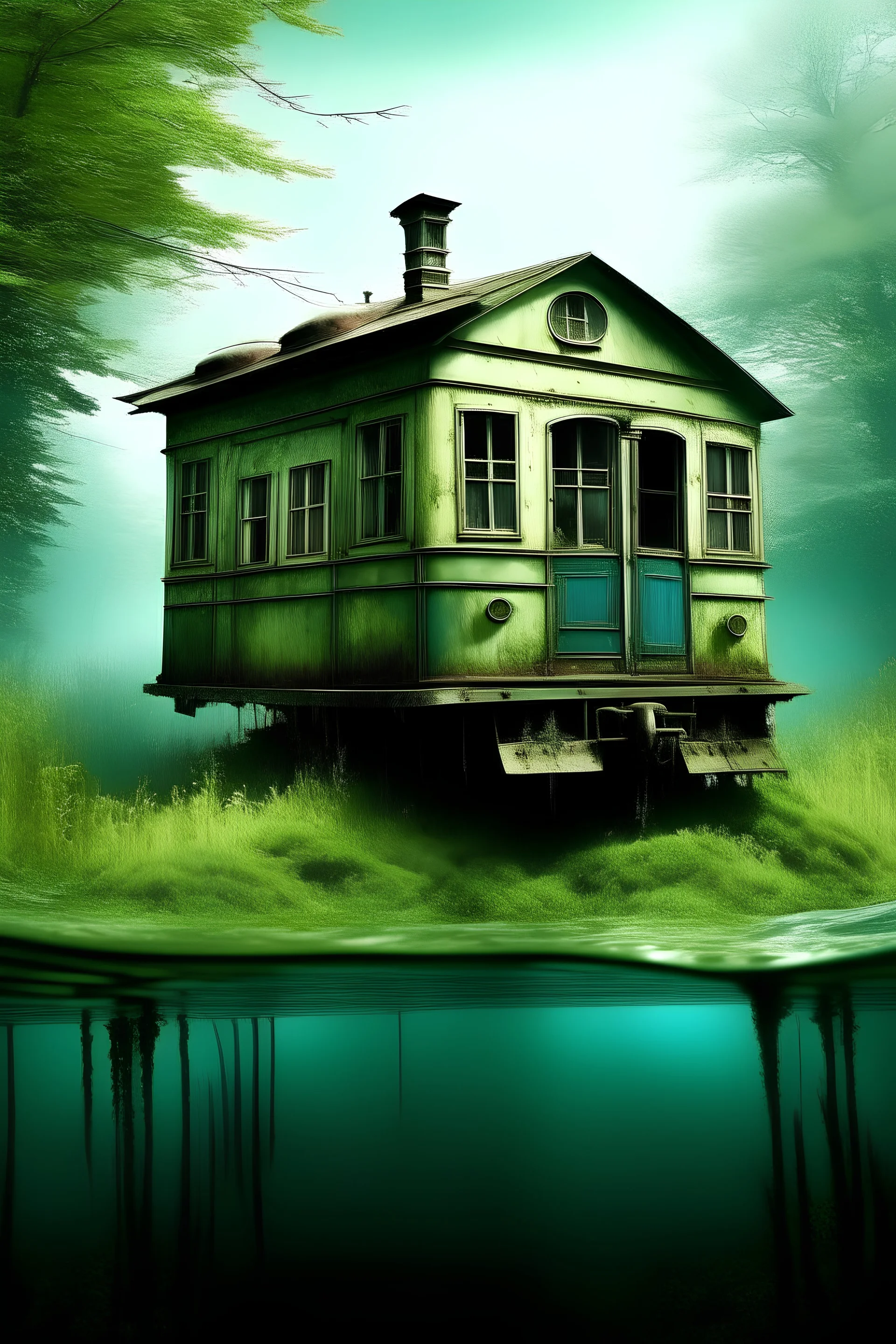 house underwater train shyness