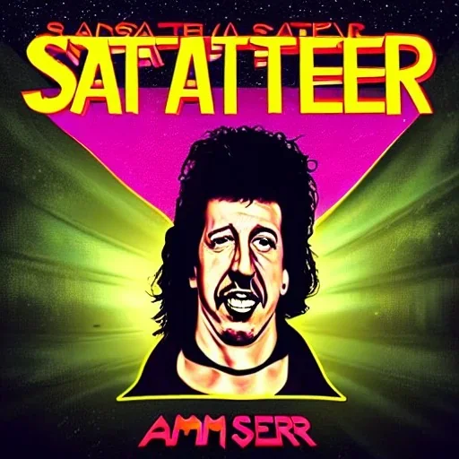 Saturday Night Fever Dream thrash metal cover staring Adam Sandler