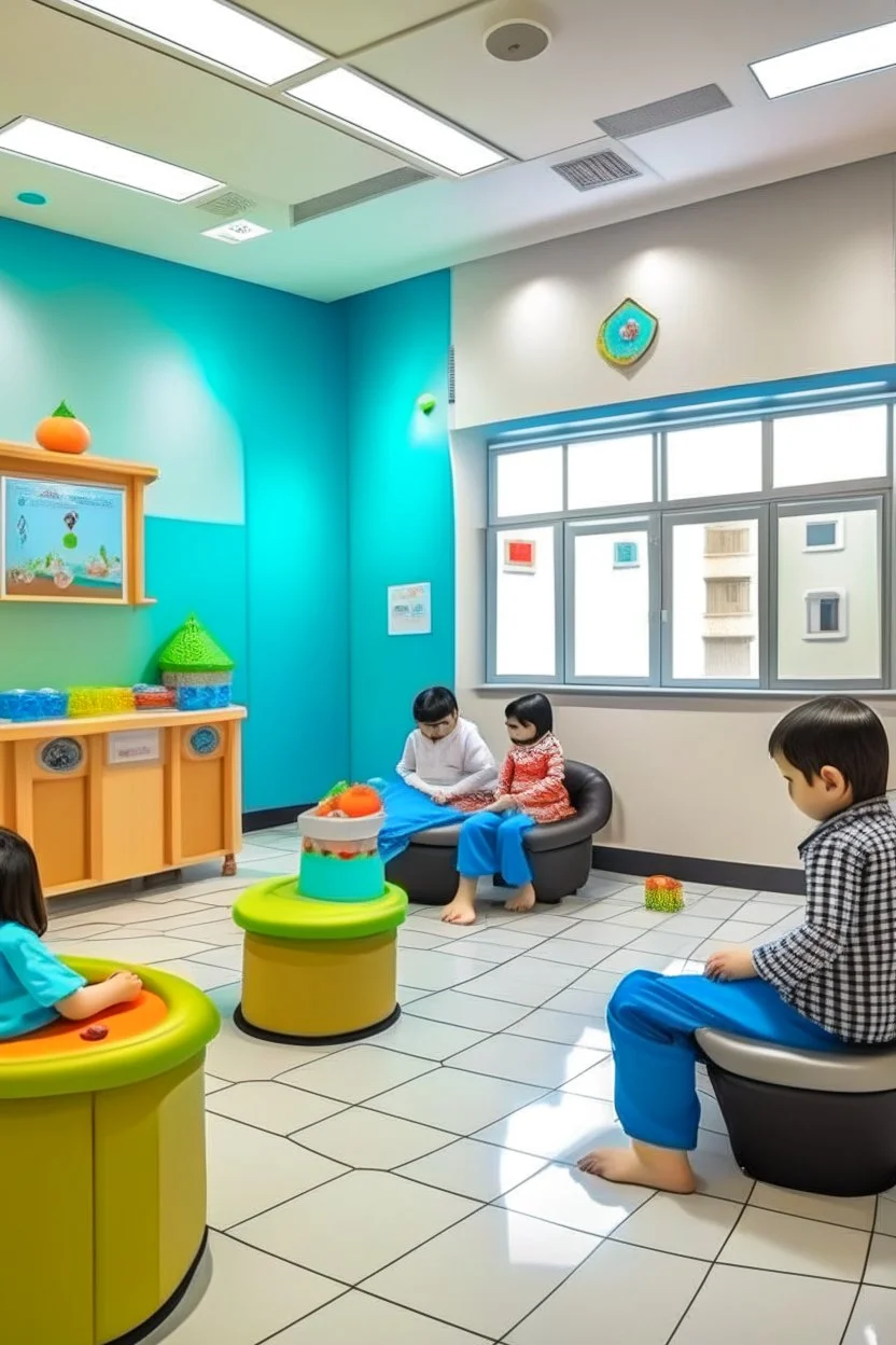 A safe place to relax and take care of Saudi children while their parents go shopping or work