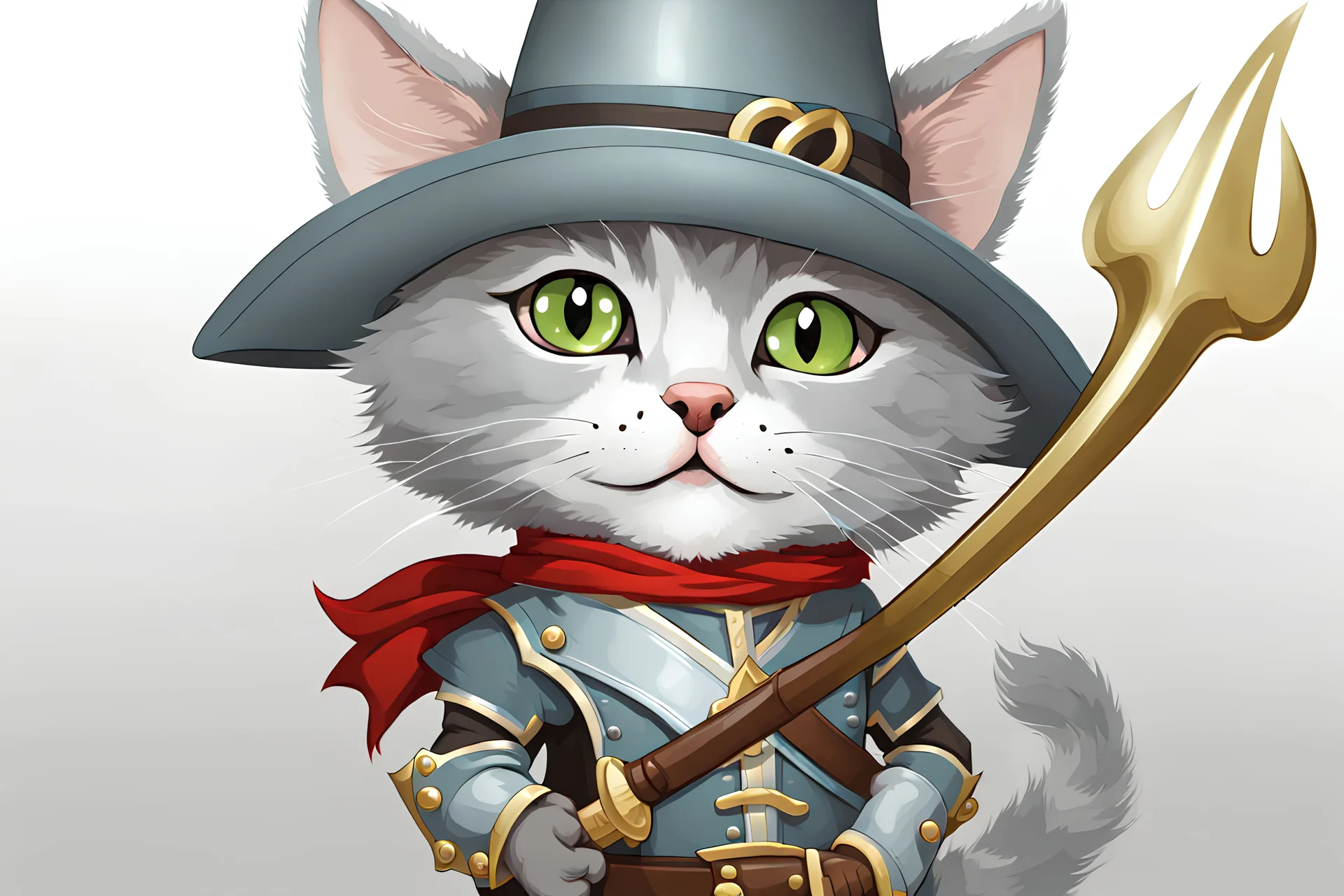 grey kitten musketeer birthday