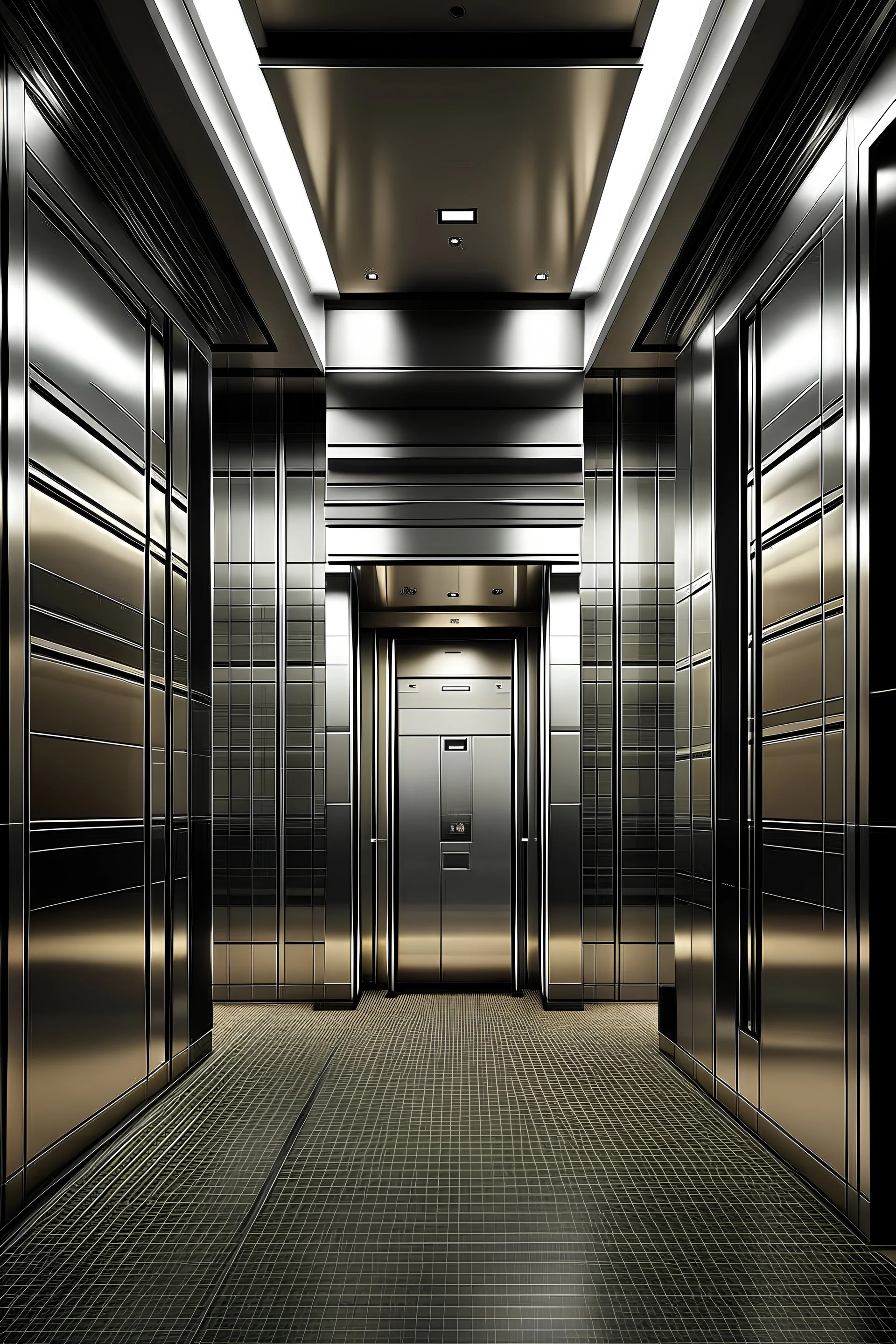 underground elevators with iconic design