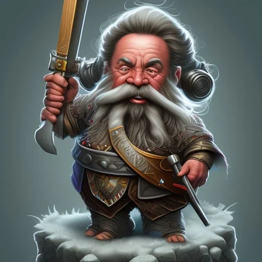 Dwarf with a hammer