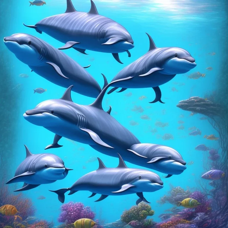 animated dolfins