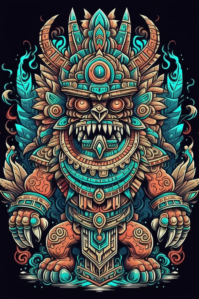 aztec multidimensional monster god