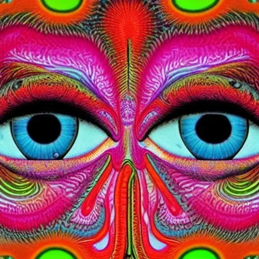 Psychedelic Eyes After Psychedelics