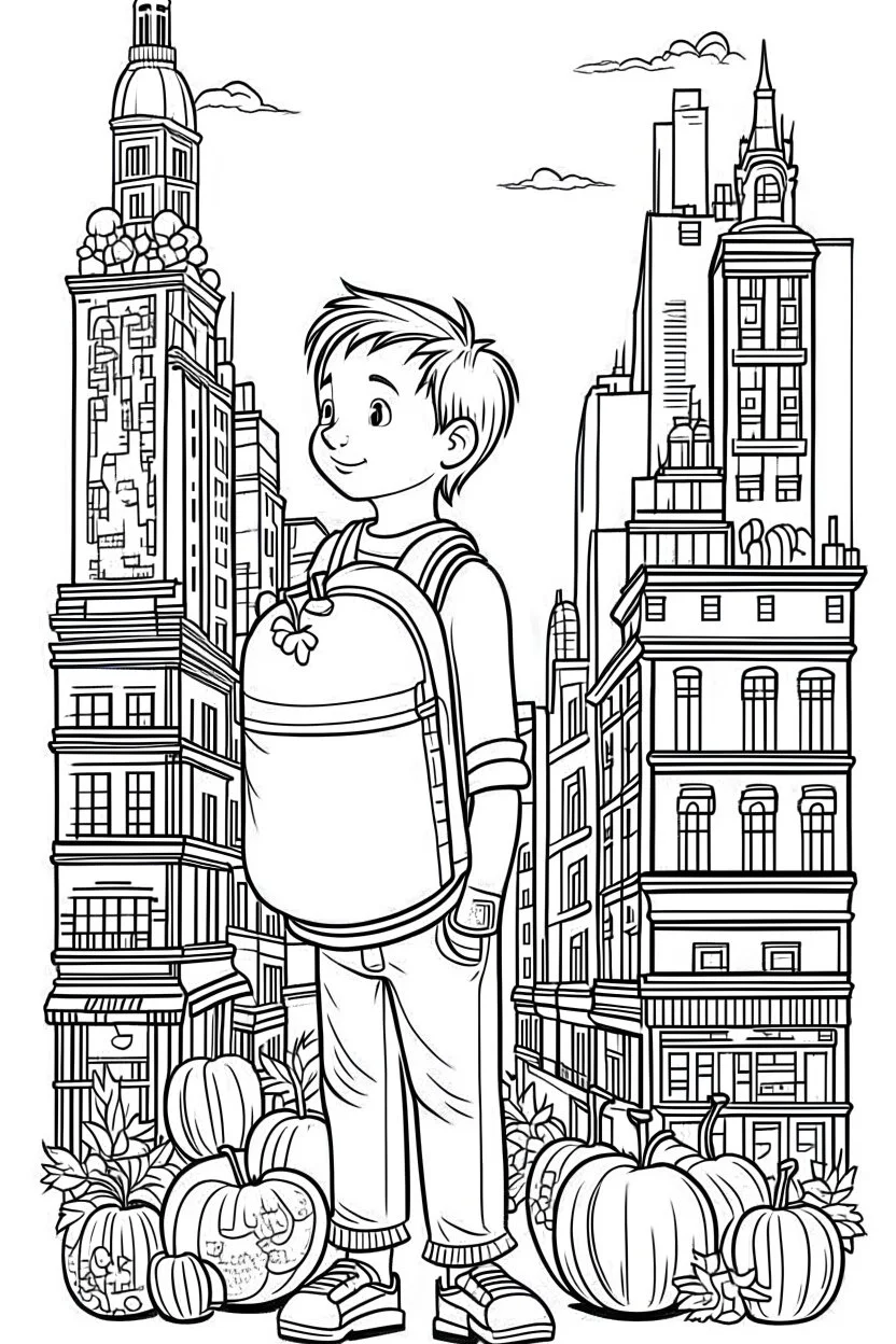 a real big apple Kids coloring pages, full white, kids style, white background, whole body, Sketch style, full body (((((white background))))), only use the outline., coloring book, clean line art, white background, Sketch style