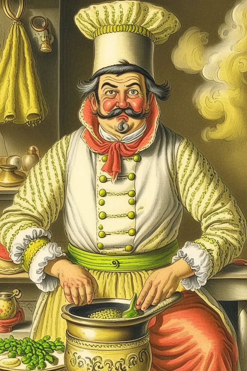 a cook chief from victiorian times