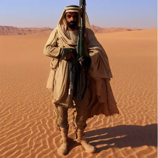 Arab Christian desert warrior