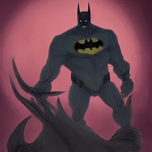 Mashup between an monstreous kaiju and batman