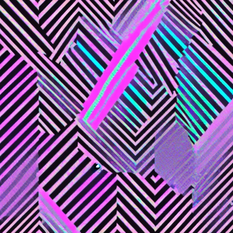 black white teal pink purple orange holographic texture